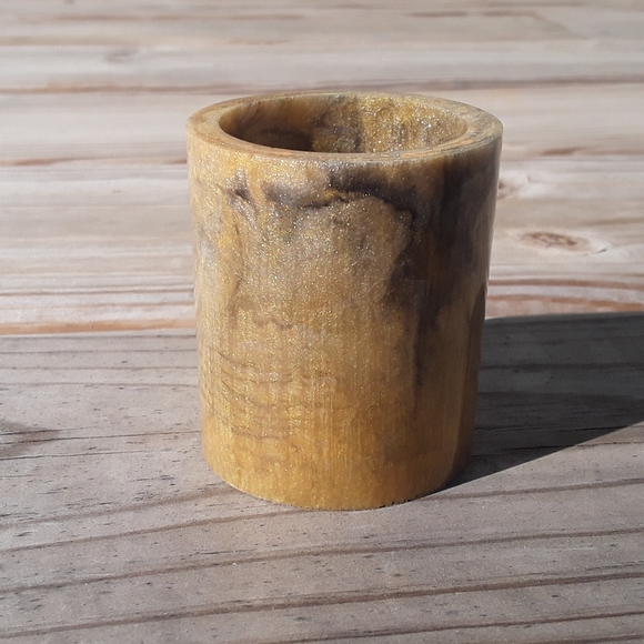 ✨SOLD✨Handmade Gold Epoxy Resin Holder - Picture 4 of 14